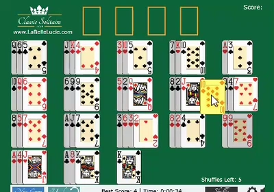 La Belle Lucie Solitaire Gameplay GIF Large